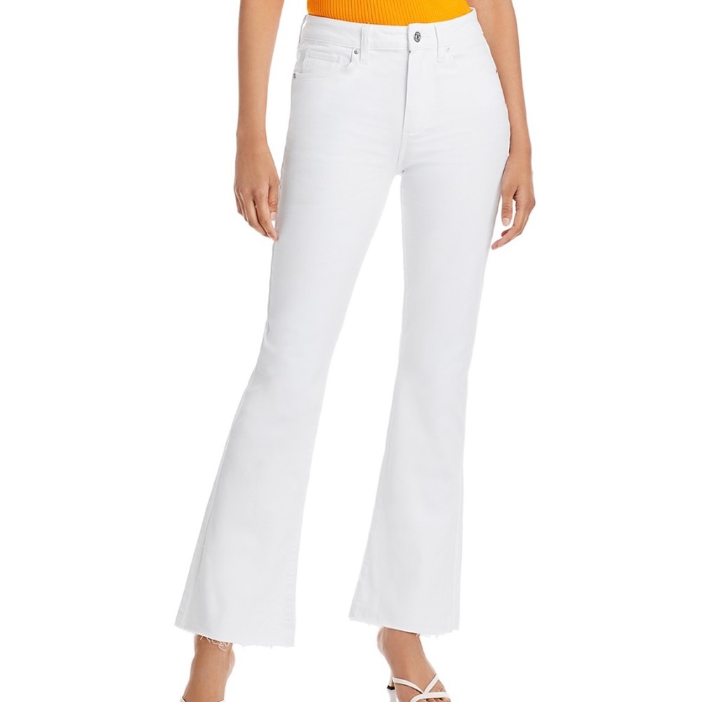 Paige High Rise Laurel Canyon jeans white size 30